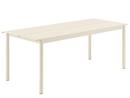 Table Linear Outdoor, L 200 x l 75 cm, Blanc