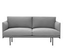 Outline Studio Sofa, Tissu Steelcut Trio gris