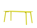 Table à manger Meyer color , 180 x 80 cm, Frêne jaune soufre