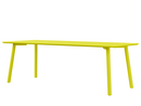 Table à manger Meyer color , 220 x 92 cm, Frêne jaune soufre