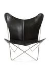 Trifolium Butterfly Chair, Noir, Acier inoxydable 