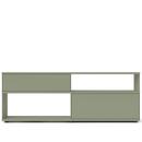 Flow Q Sideboard, 200 cm, 73,9 cm (1 tiroir et 1 porte abattante), Vert