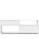 Flow Q Sideboard, 200 cm, 73,9 cm (1 tiroir et 1 porte abattante), Blanc