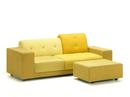 Polder Compact, Avec repose-pieds, Accotoir à gauche, Combinaison de tissus golden yellow