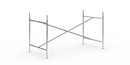 Châssis de table Eiermann 2, Chromé, Vertical, centré  , 135 x 66 cm, Avec rallonge en hauteur (hauteur 72-85 cm)