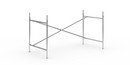 Châssis de table Eiermann 2, Chromé, Vertical, décalé  , 135 x 66 cm, Avec rallonge en hauteur (hauteur 72-85 cm)