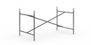 Châssis de table Eiermann 2, Noir, Vertical, centré  , 135 x 78 cm, Avec rallonge en hauteur (hauteur 72-85 cm)