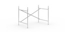 Châssis de table Eiermann 2, Argent, Vertical, décalé  , 100 x 66 cm, Avec rallonge en hauteur (hauteur 72-85 cm)