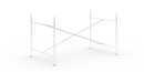 Châssis de table Eiermann 2, Blanc, Vertical, centré  , 135 x 78 cm, Avec rallonge en hauteur (hauteur 72-85 cm)