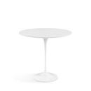 Table d'appoint ovale Saarinen, Blanc, Stratifié blanc