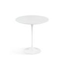 Table d'appoint ronde Saarinen, 51 cm, Blanc, Stratifié blanc