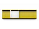 Vide-poche Meterware, Haut (5 cm) jaune curry, Haut (4,5 cm) blanc signal
