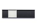 Vide-poche Meterware, Bas (2,5 cm) noir intense, Bas (1,9 cm) blanc signal