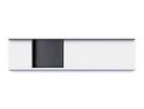 Vide-poche Meterware, Haut (5 cm) blanc signal, Haut (4,5 cm) noir intense