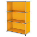 Meuble mixte Highboard M ouvert, Jaune or RAL 1004