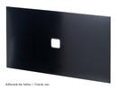 Paroi USM Haller avec passe-câbles, 75 x 35 cm, Noir graphite RAL 9011, Centre centré