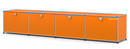 Meuble bas Lowboard pour enfants USM Haller, Orange pur RAL 2004