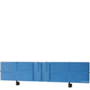 Écran de séparation USM privacy panels pour table USM, Pour table USM Haller classique, 200 cm, Bleu  