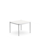 Table USM Haller, 100 x 100 cm, MDF (couleurs USM), Blanc pure RAL 9010