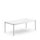 Table USM Haller, 200 x 100 cm, MDF (couleurs USM), Blanc pure RAL 9010