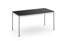 Table USM Haller Plus, 150 x 75 cm, 41-Linoléum noir, Sans plateau coulissant
