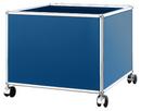 Caisson mobile pour enfants USM Haller, Bleu gentiane RAL 5010, H 43 x L 53 x P 53 cm