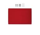 Tablette intermédiaire métallique pour étagère USM Haller, Rouge rubis USM, 50 cm x 35 cm