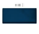 Tablette intermédiaire métallique pour étagère USM Haller, Bleu acier RAL 5011, 75 cm x 35 cm