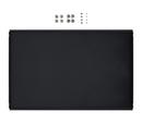 Tablette intermédiaire métallique pour étagère USM Haller, Noir graphite RAL 9011, 75 cm x 50 cm