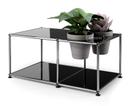 Table d'appoint USM Haller Monde végétal , Noir graphite RAL 9011, Basalte