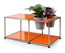 Table d'appoint USM Haller Monde végétal , Orange pur RAL 2004, Basalte