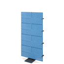 Extension panneaux acoustiques USM Privacy, Avec raccord d'angle (pour angle de 90°), 1,44 m (4 éléments), Bleu  
