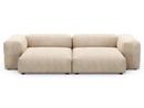 Two Seat Sofa L, Cord velours - Sable