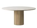 Table Cabin, Ø 150 cm, Chêne clair / marbre jura