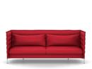 Alcove Sofa, 3 places (H94 x L237 x P84 cm), Laser, Rouge