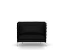 Alcove Sofa, Love Seat (H94 x L126,5 x P84 cm), Credo, Anthracite/éléphant