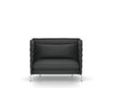 Alcove Sofa, Love Seat (H94 x L126,5 x P84 cm), Laser, Gris foncé
