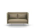 Alcove Sofa, 2 places (H94 x L164 x P84 cm), Laser, Warm grey
