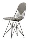 Wire Chair DKR Checker, Revêtement thermolaqué noir basic