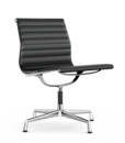 Aluminium Chair EA 105, Chromé, Cuir (Standard), Asphalte
