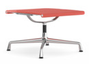 Aluminium Chair EA 125, Piétement chromé, Hopsak, Rouge coquelicot / ivoire