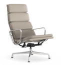 Soft Pad Chair EA 222, Piétement chromé, Sable