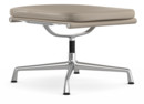 Soft Pad Chair EA 223, Piétement poli, Cuir Standard sable, Plano gris mauve 