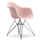 Eames Plastic Armchair RE DAR, Rose pâle RE, Sans rembourrage, Sans rembourrage, Version standard - 43 cm, Revêtement basic dark