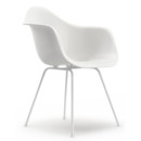 Eames Plastic Armchair RE DAX, Blanc, Sans rembourrage, Sans rembourrage, Version standard - 43 cm, Revêtement blanc