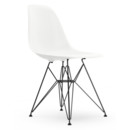 Eames Plastic Side Chair RE DSR, Blanc, Sans rembourrage, Sans rembourrage, Version standard - 43 cm, Revêtement basic dark