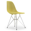 Eames Plastic Side Chair RE DSR, Citron, Sans rembourrage, Sans rembourrage, Version standard - 43 cm, Chromé