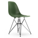 Eames Plastic Side Chair RE DSR, Forêt, Sans rembourrage, Sans rembourrage, Version standard - 43 cm, Revêtement basic dark