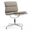 Soft Pad Chair EA 205, Poli, Cuir Standard sable, Plano gris mauve 