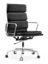 Soft Pad Chair EA 219, Chromé, Nero